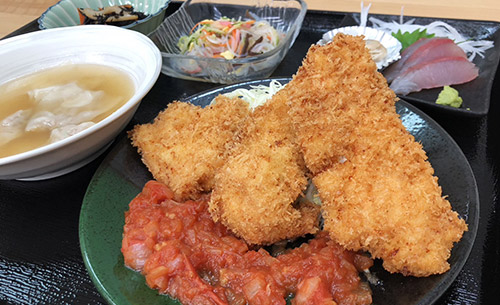 ビジネス旅館日章食事