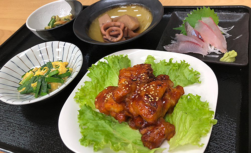 ビジネス旅館日章食事